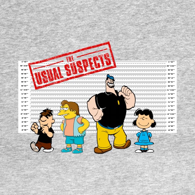 The Usual Suspects:  Famous Cartoon Bullies by Schrodingers_Cat